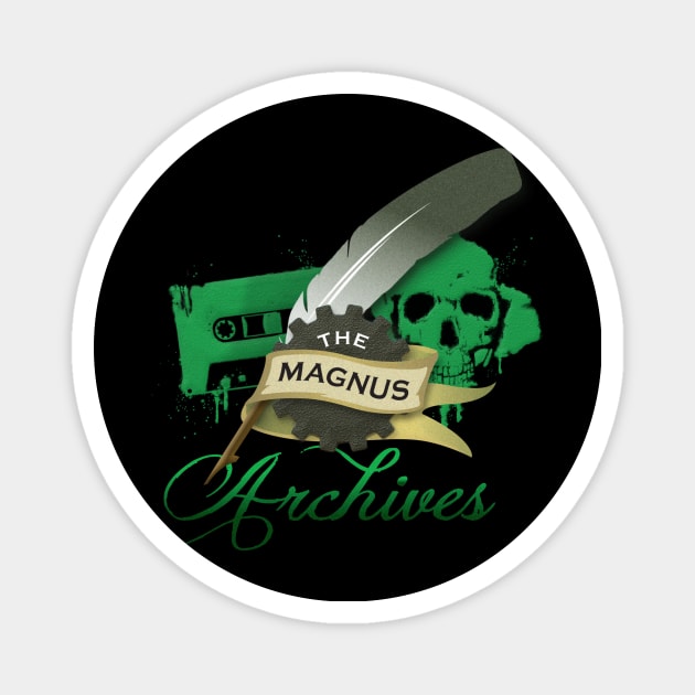 The Magnus Archives - Classic Logo Magnet by Rusty Quill